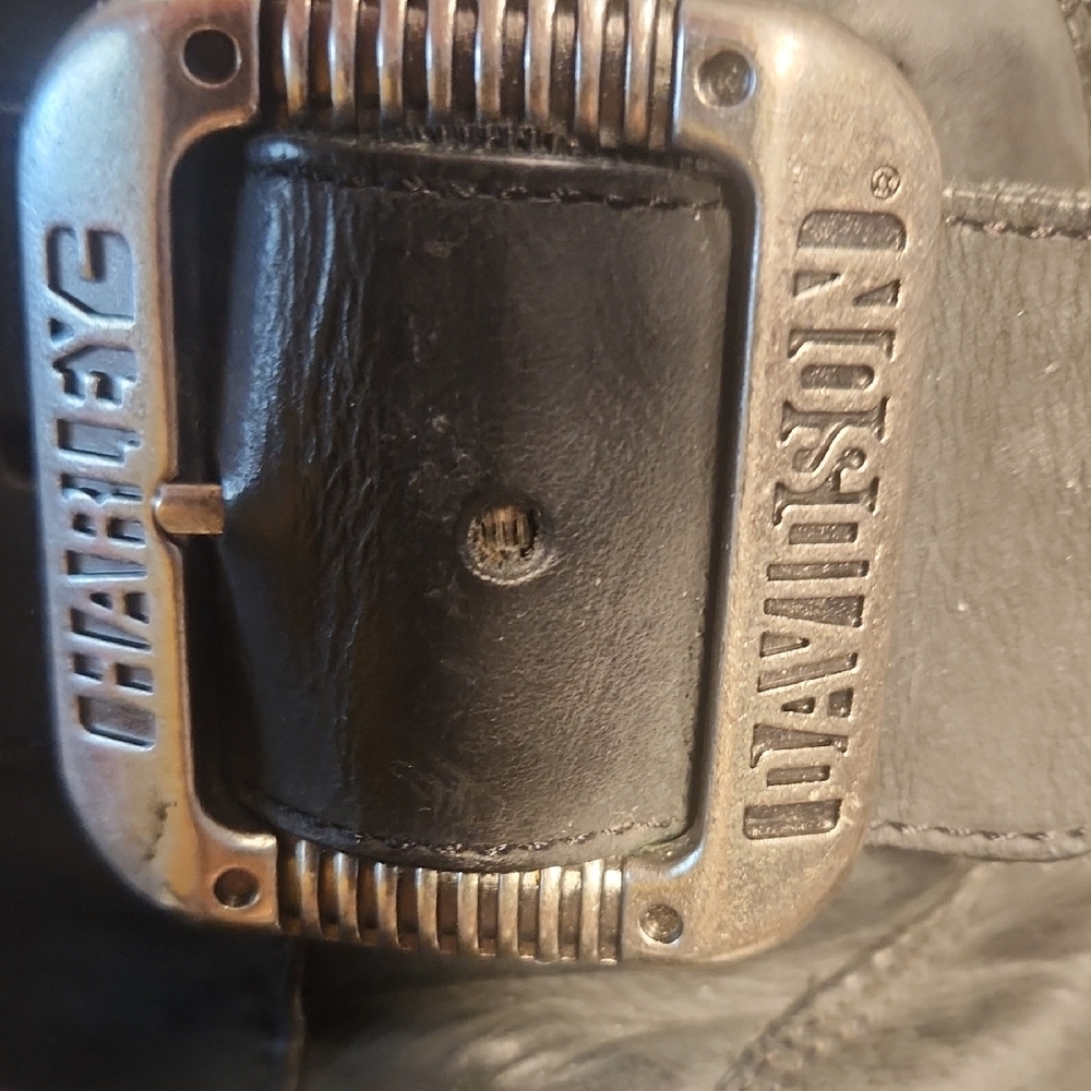Harley-Davidson Black Moto Boots with Rugged Design - Picture 2 of 10